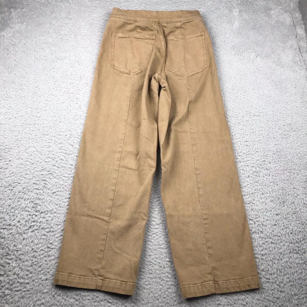Madewell Emmett Wide Leg Jeans Womens 26‎ Brown High Waist Welt Pocket Denim - Picture 11 of 12